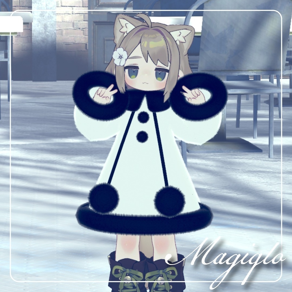 【無料あり】【セール】Pudding A La Coat プリン・ア・ラ・コート 【複数アバター対応予定】【VRChat用】