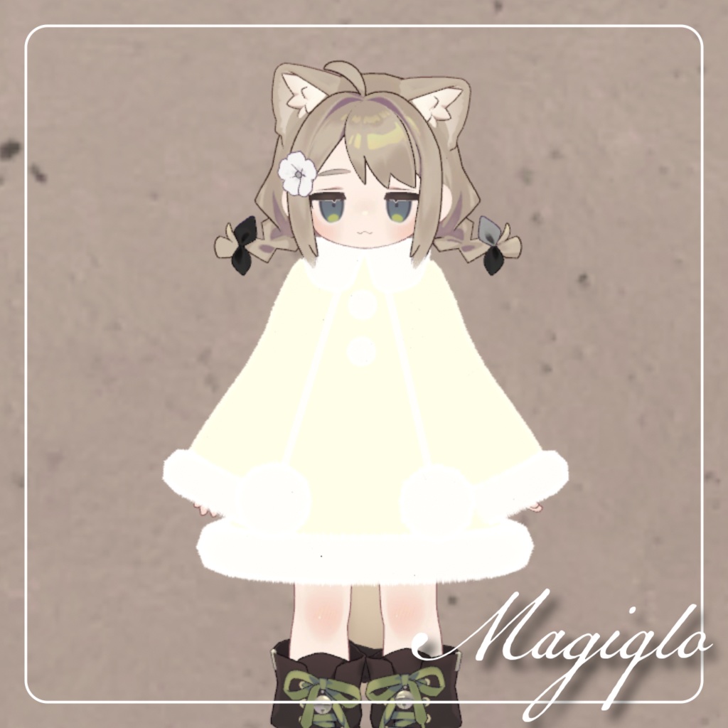 【無料あり】Pudding A La Coat プリン・ア・ラ・コート 【複数アバター対応】【VRChat用】