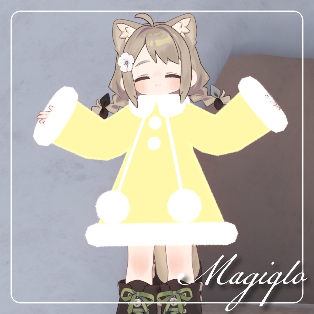 【無料あり】【セール】Pudding A La Coat プリン・ア・ラ・コート 【複数アバター対応予定】【VRChat用】