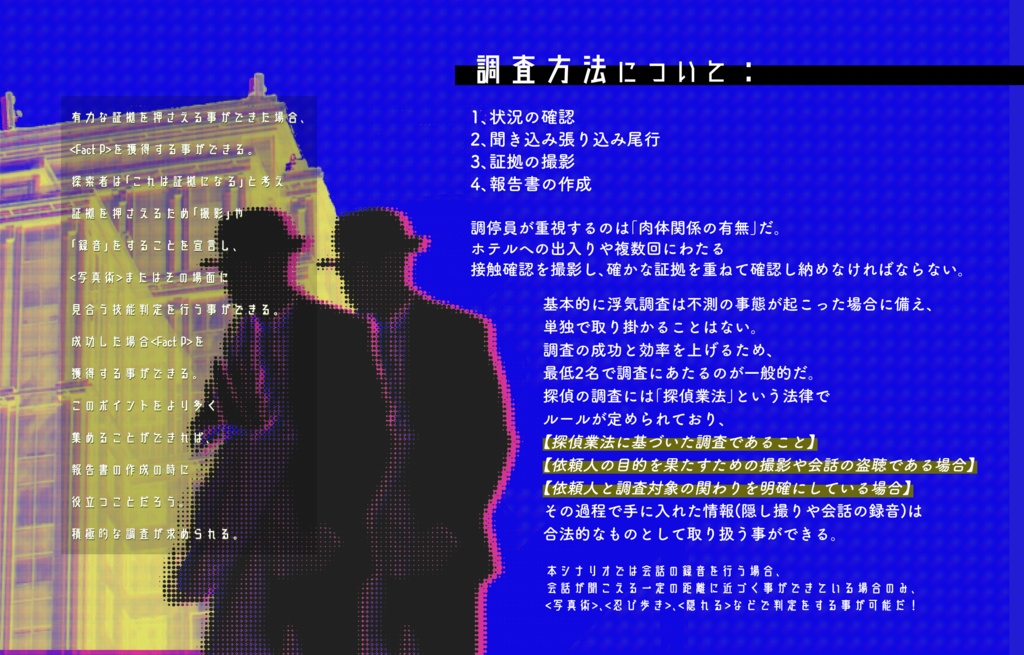 クトゥルフ神話TRPG『密通調査いたします』SPLL:E199893