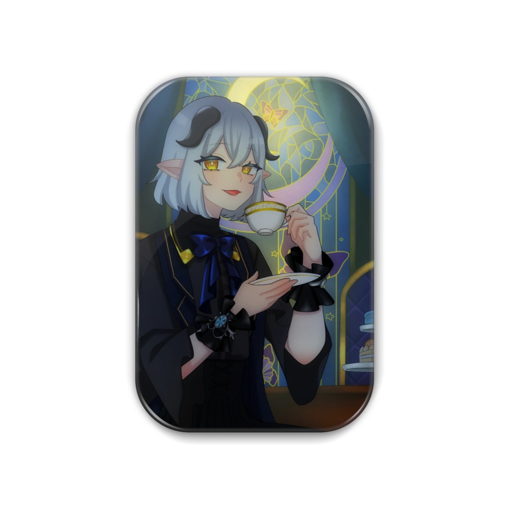 せれくところる　柩屋ひつじ　角丸缶バッジ