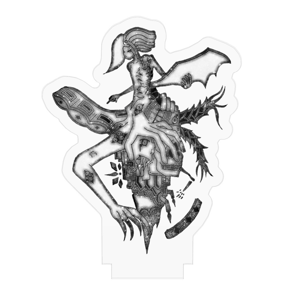 破壊者メアリー【Phase IX―Paradox】(白黒)アクリルフィギュア