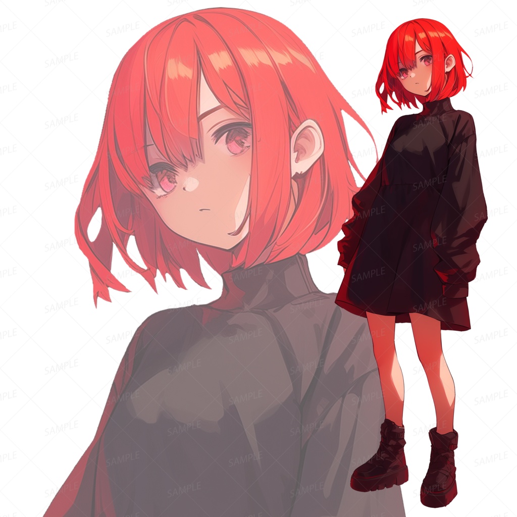 【背景透過_立ち絵】若者E【現代】
