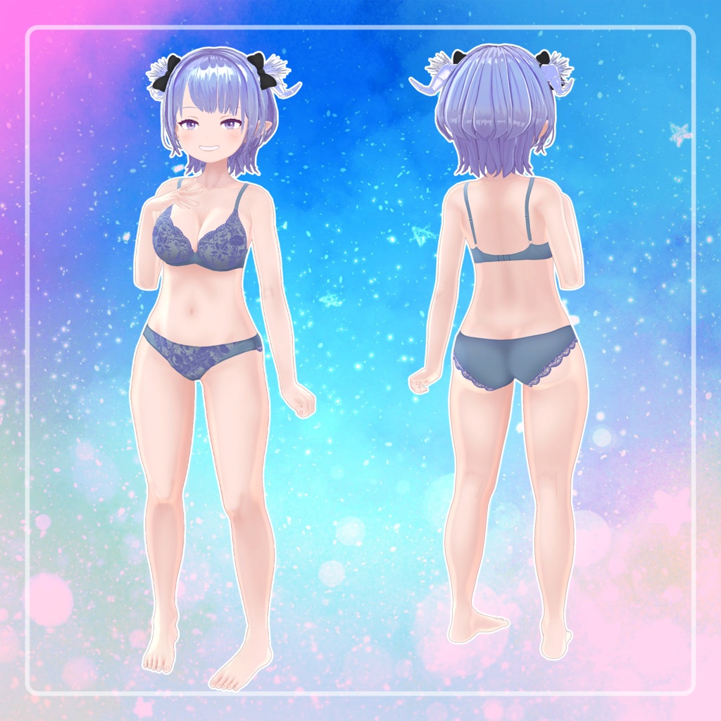 オリジナル3Dモデル『小織』