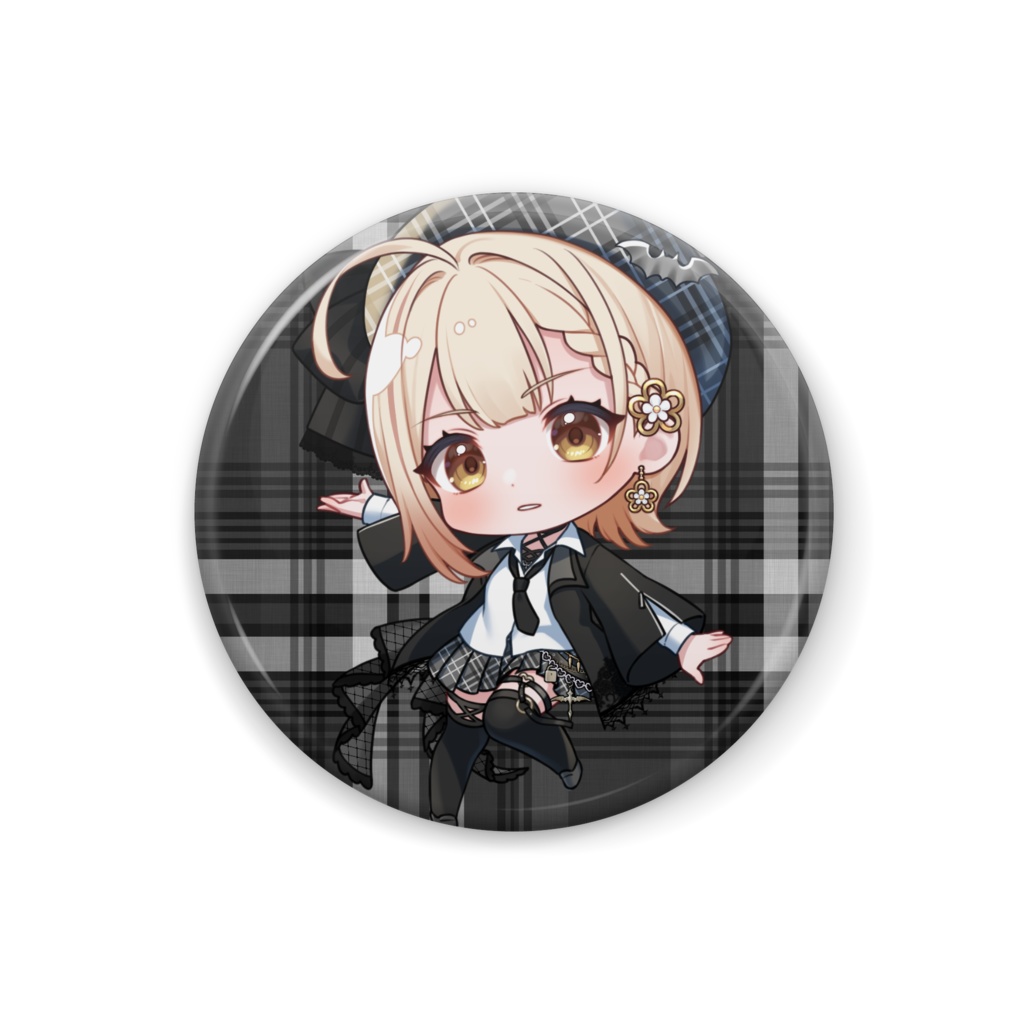 喜多ななち新衣装デフォルメ缶バッジ-B(Kita Nanachi new costume deformed can badge B type)