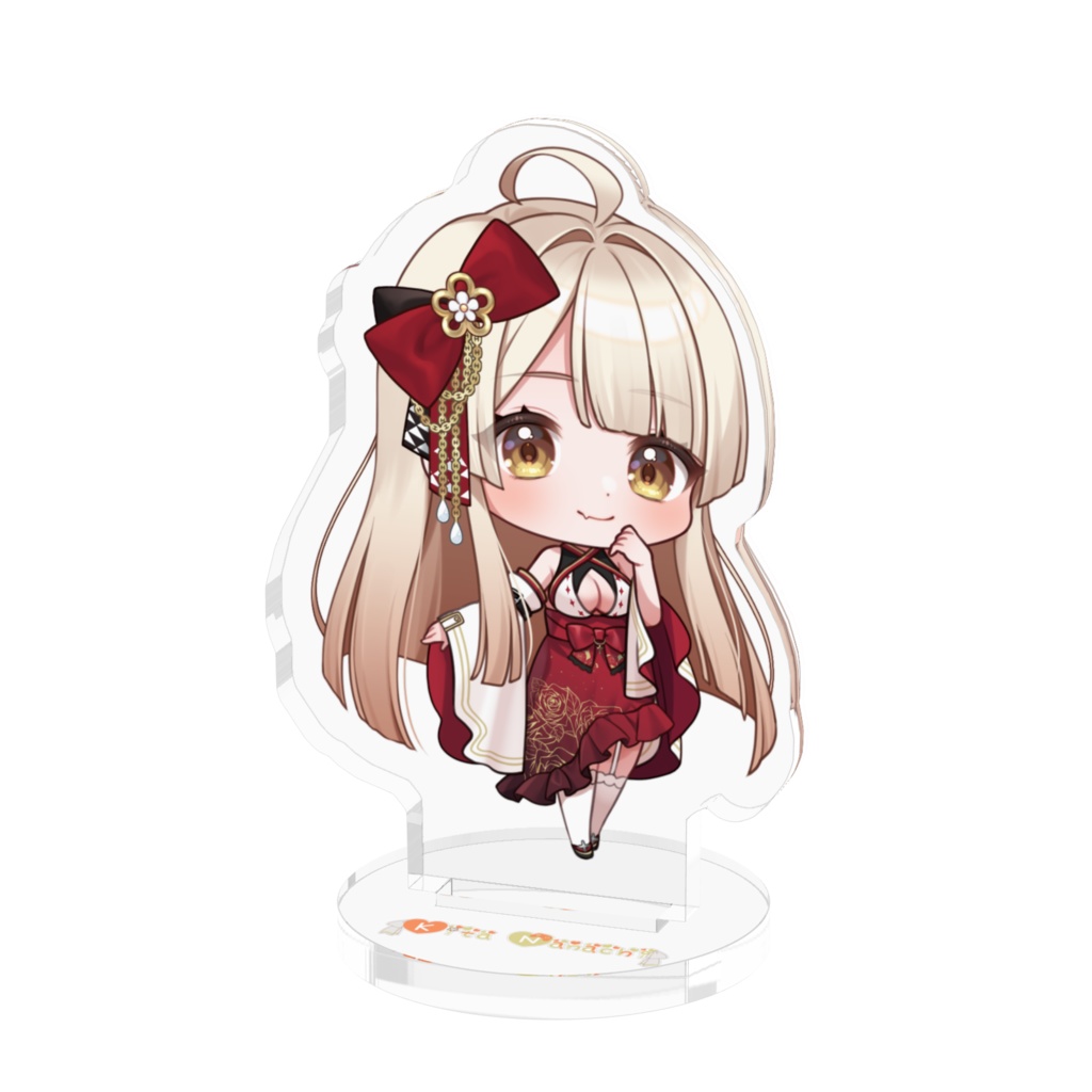 喜多ななち 巫女衣装 デフォルメアクリルフィギュア(Kita Nanachi Miko costume deformed acrylic figure)