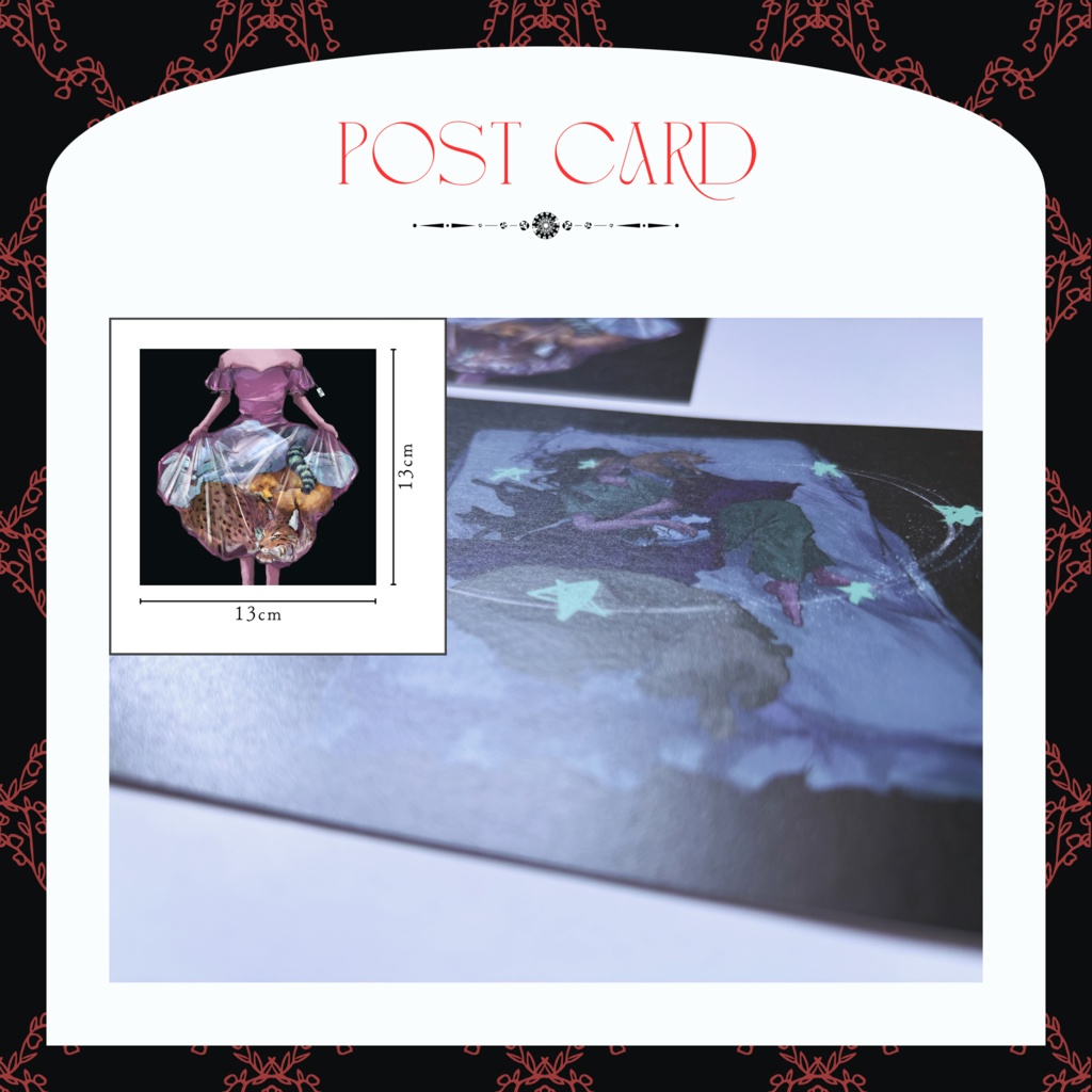 ✨ギャラリー展示品✨ポストカード3枚セット