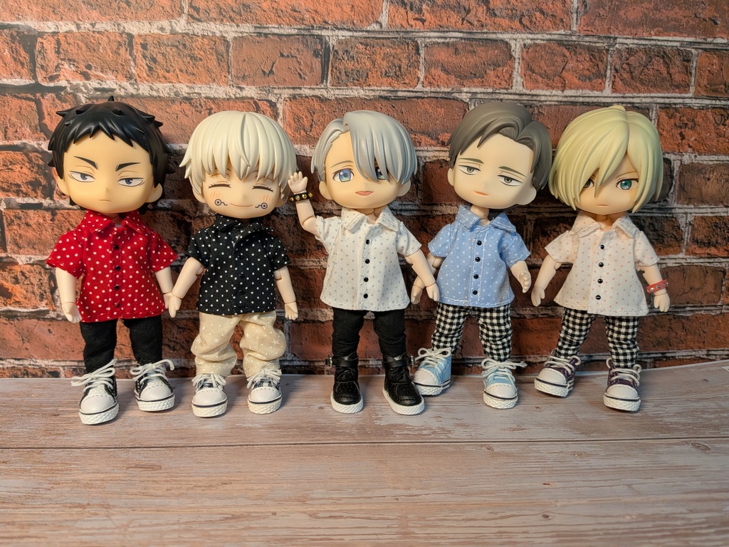 ドール用半袖シャツ