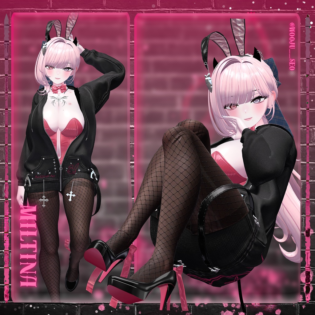 【11アバター対応】 BackStage_Bunny