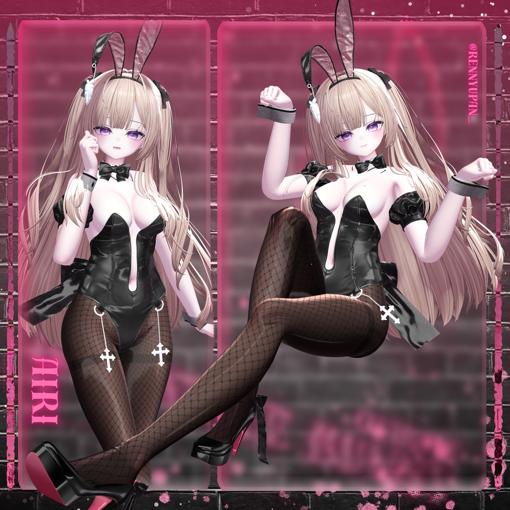 【11アバター対応】 BackStage_Bunny