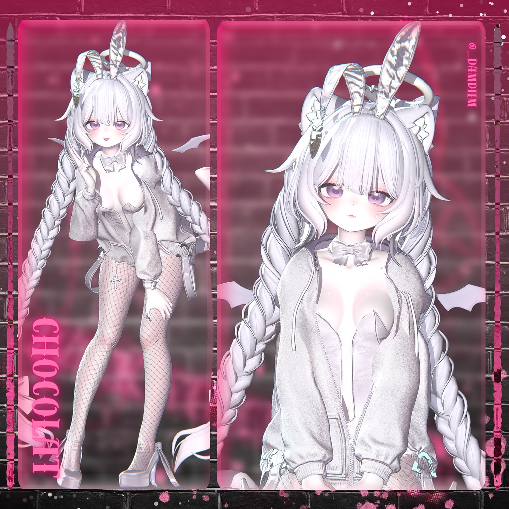 【11アバター対応】 BackStage_Bunny