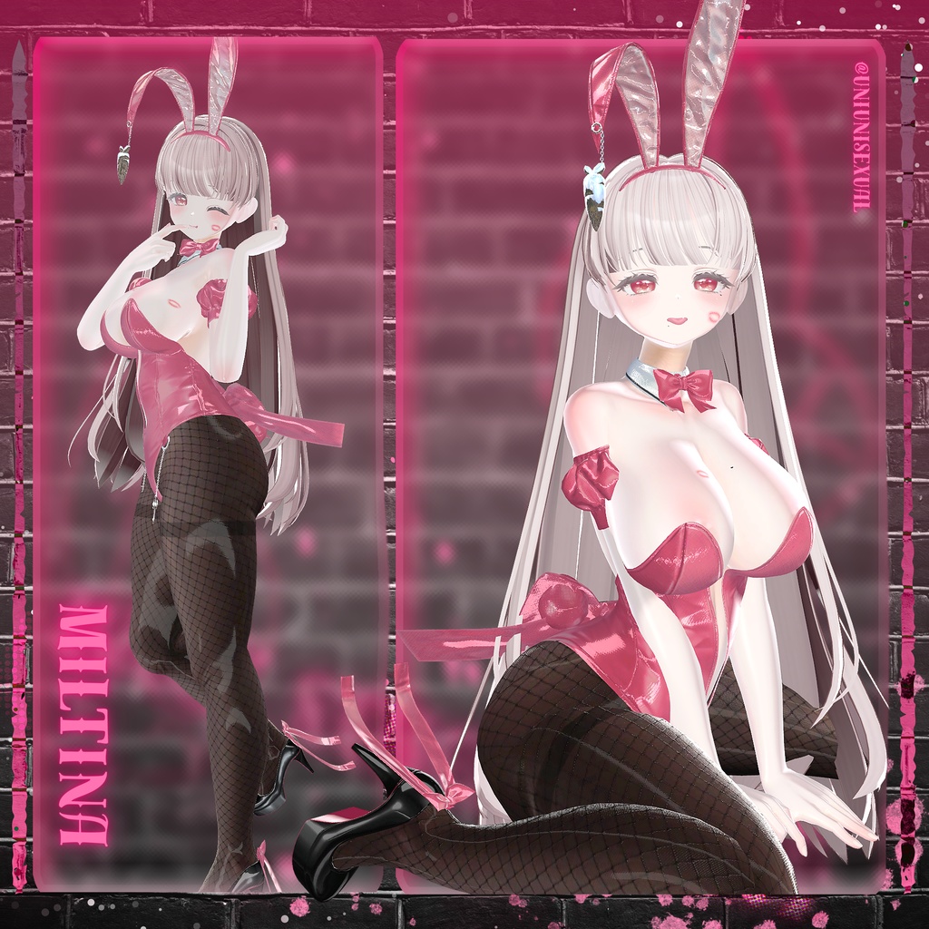 【11アバター対応】 BackStage_Bunny