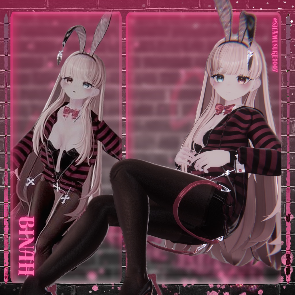 【11アバター対応】 BackStage_Bunny