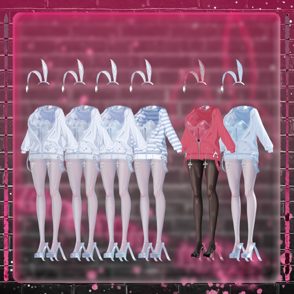 【11アバター対応】 BackStage_Bunny