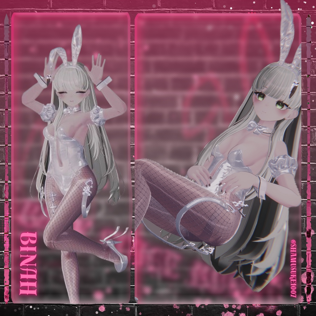 【11アバター対応】 BackStage_Bunny