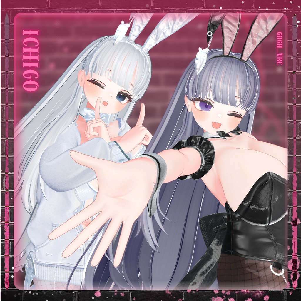 【11アバター対応】 BackStage_Bunny_Hair