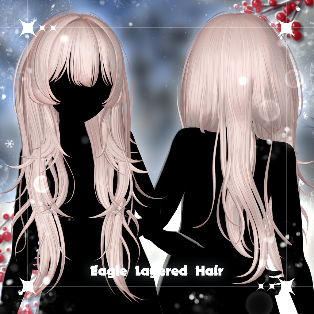 💗SALE💗🦅 Eagle_Layered_Hair - 【12 アバター対応】