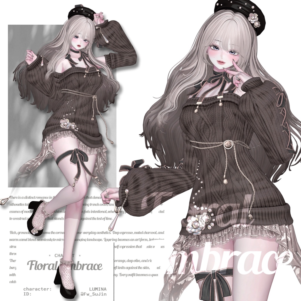 【🔥 セール🔥 】 - 🌸 Floral_Embrace 🌸 - 【15アバター対応】
