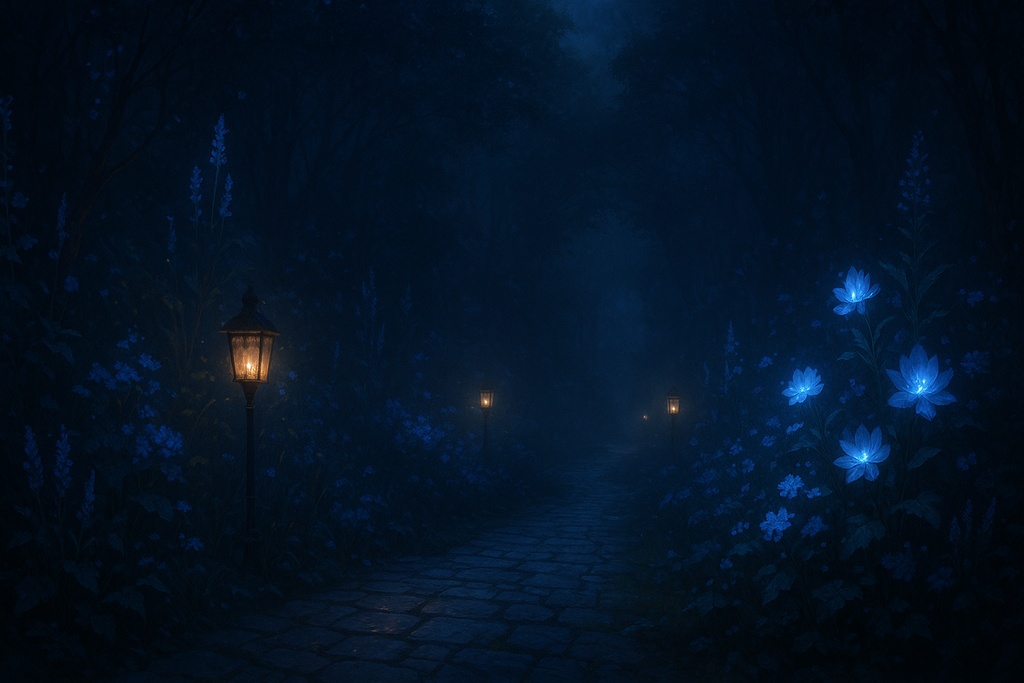 夜に咲く、魔女の庭 – 背景素材集(第一頁)