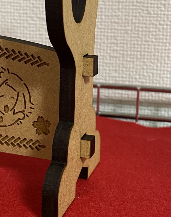 ペーパーナイフ用刀掛け