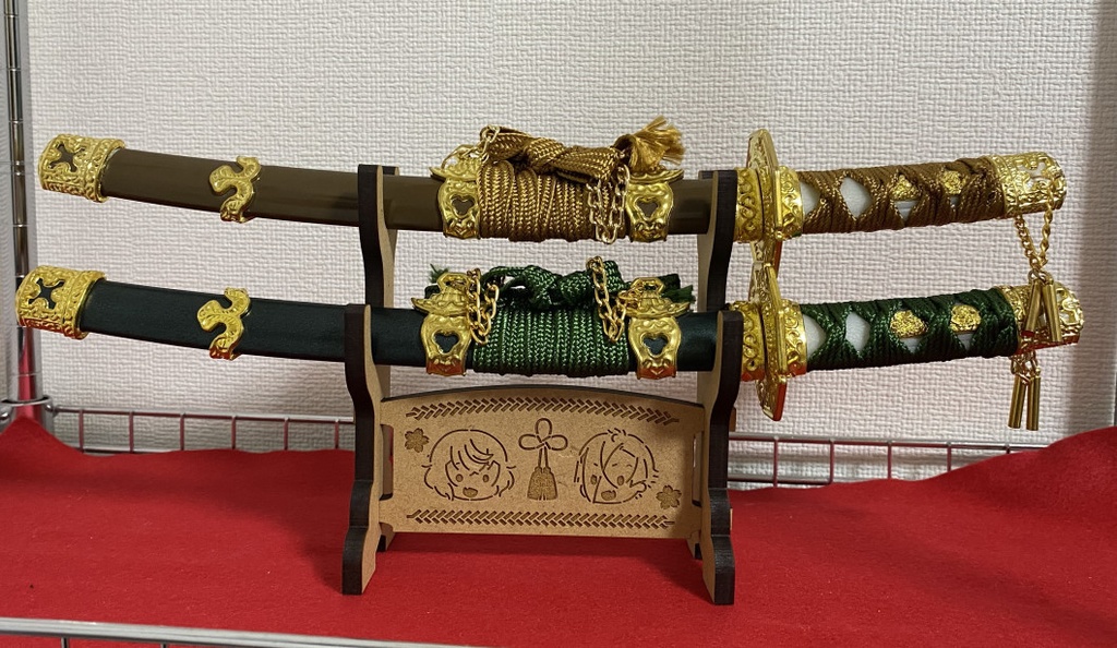 ペーパーナイフ用刀掛け