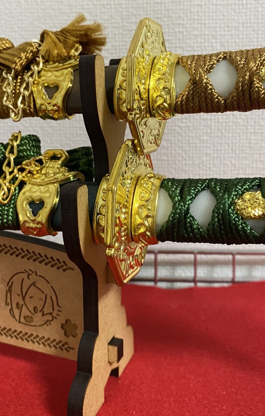 ペーパーナイフ用刀掛け