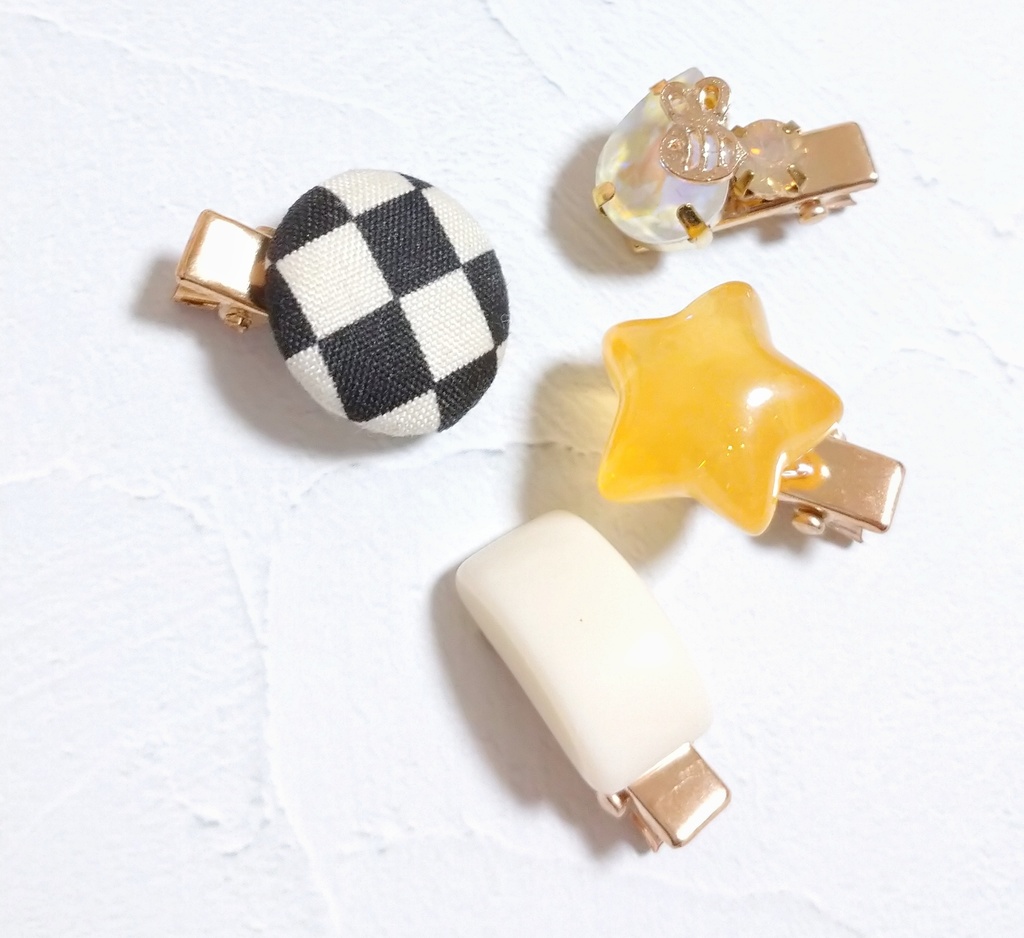 ぬいぐるみ用 小物 ヘアピン ヘアクリップ セット