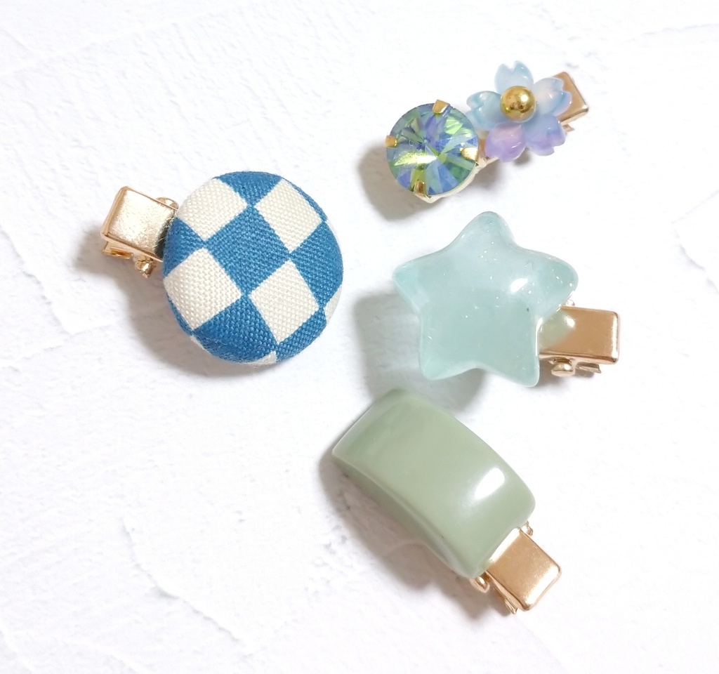 ぬいぐるみ用 小物 ヘアピン ヘアクリップ セット