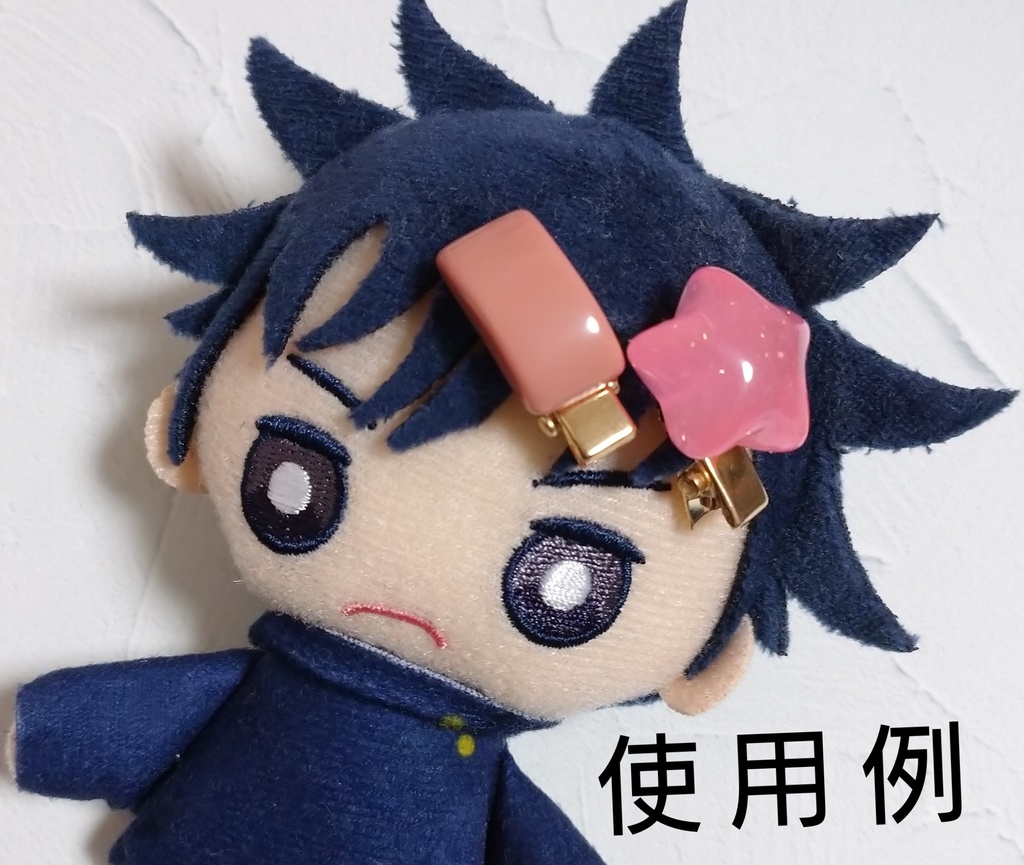 ぬいぐるみ用 小物 ヘアピン ヘアクリップ セット