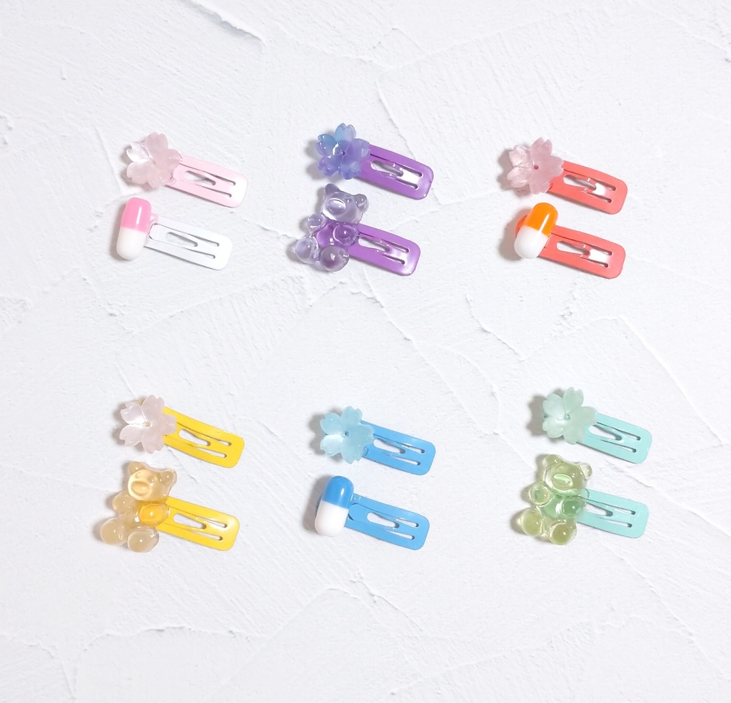 ぬいぐるみ用 ヘアピン ぱっちんピン ぬい用 小物