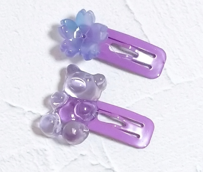 ぬいぐるみ用 ヘアピン ぱっちんピン ぬい用 小物