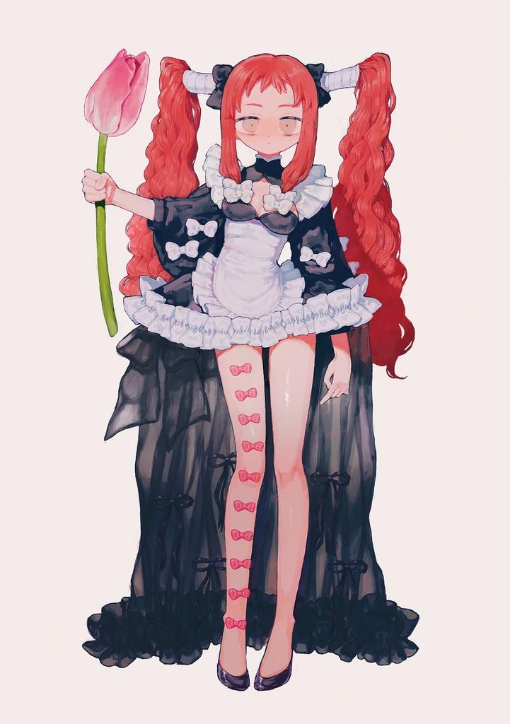 イラストカード(A5) 鬱金香