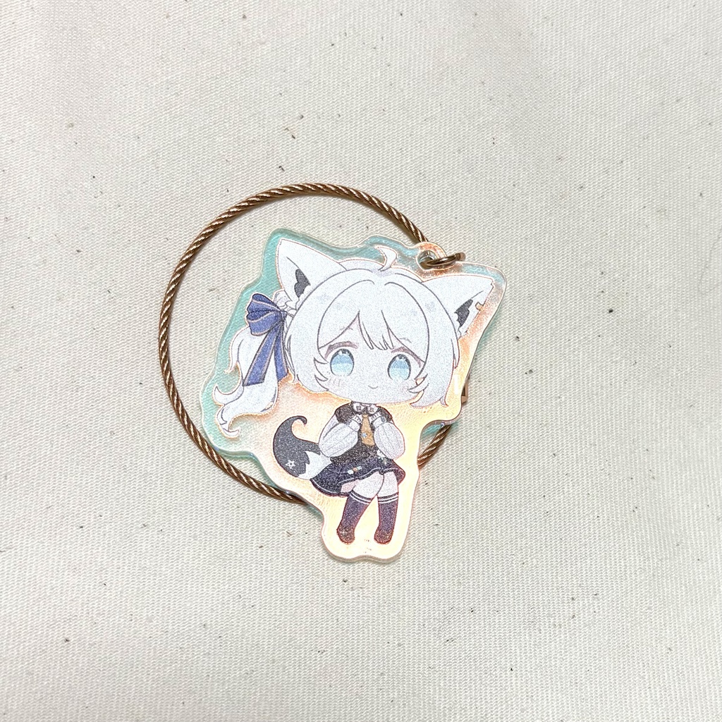 CC福岡63　白上フブキ　アクリルキーホルダー