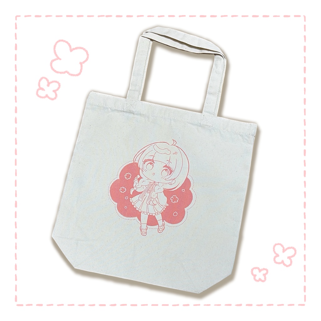 4月ちゃん　キャンバストートバッグ