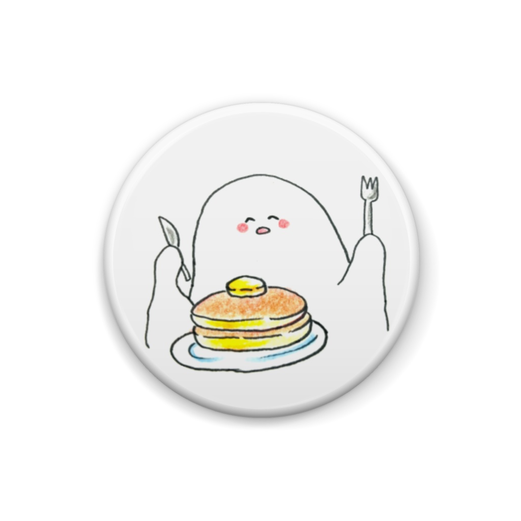 おやつおばけ　缶バッジ　25mm