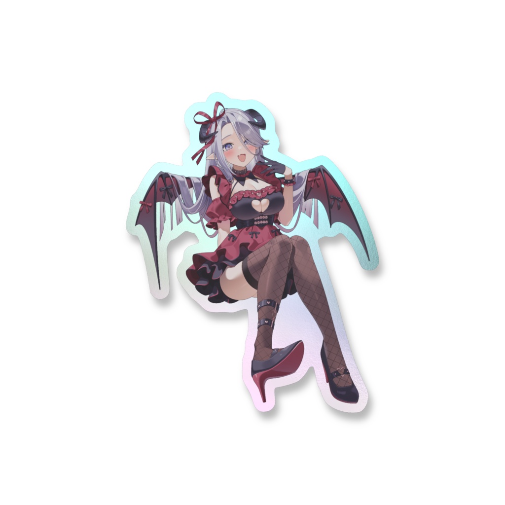 辻野ねむる3周年記念 スマホステッカー(オーロラ)