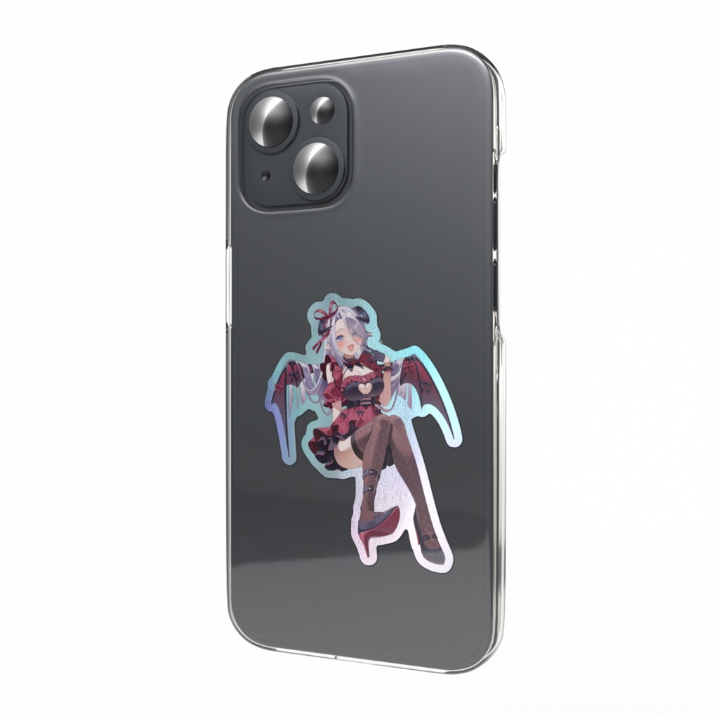 辻野ねむる3周年記念 スマホステッカー（オーロラ）