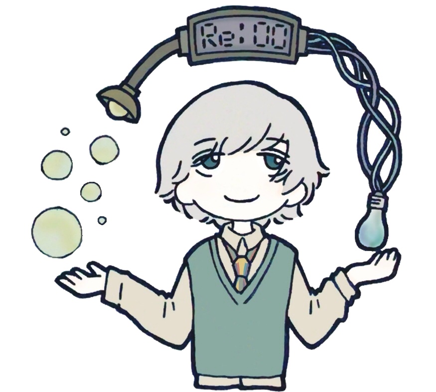 アクリルキーホルダー:『Re:』