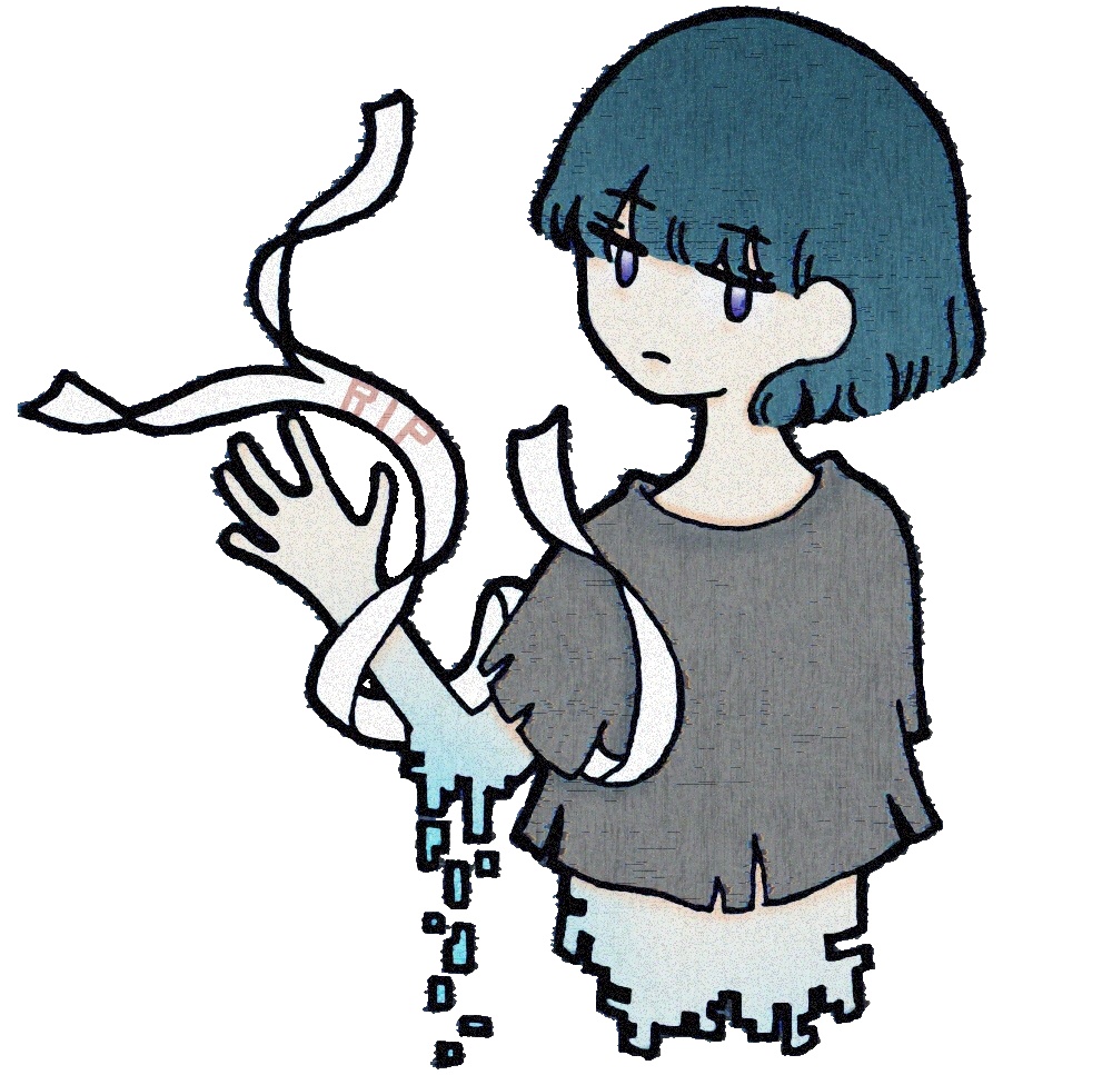 アクリルキーホルダー:『安らかに』