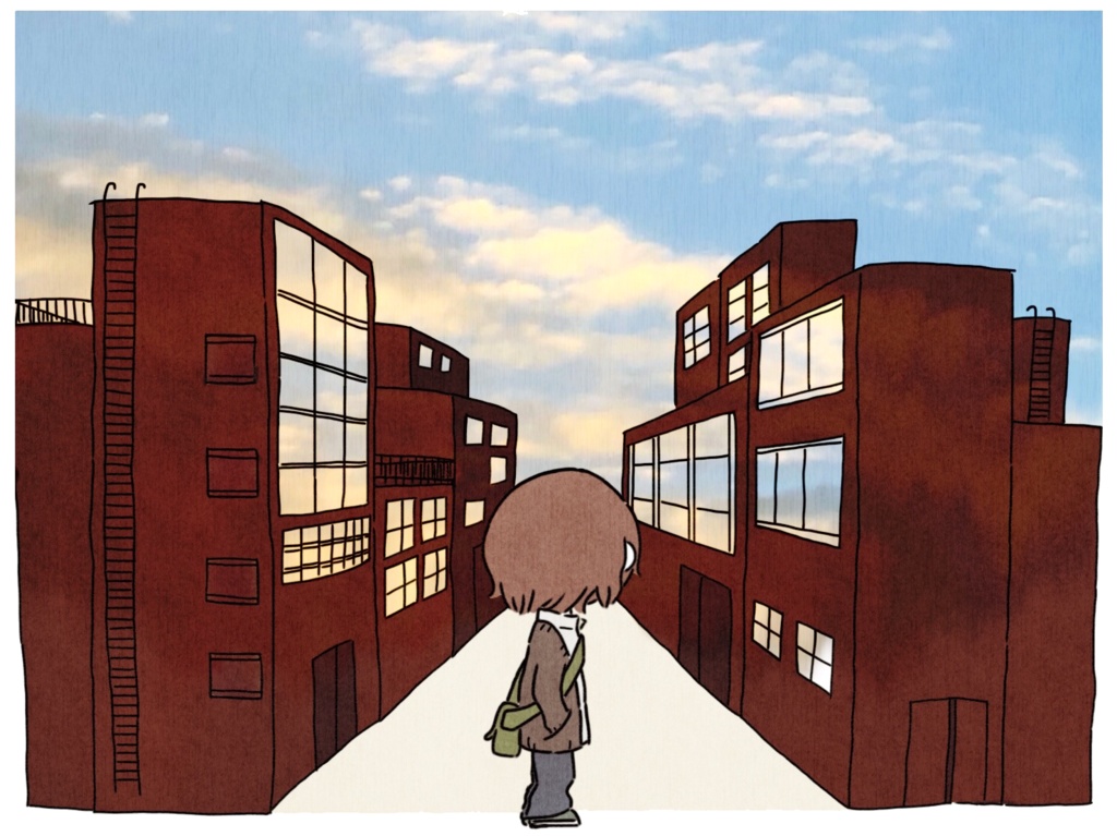 アクリルキーホルダー:『この空を、きれいだと思うぼくは、そんなに嫌いじゃない。』