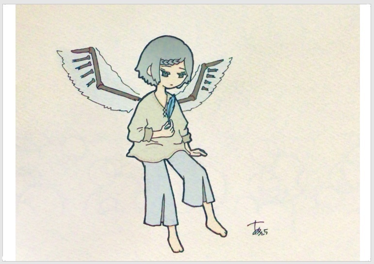 ポストカード：『僕には羽根がない。』
