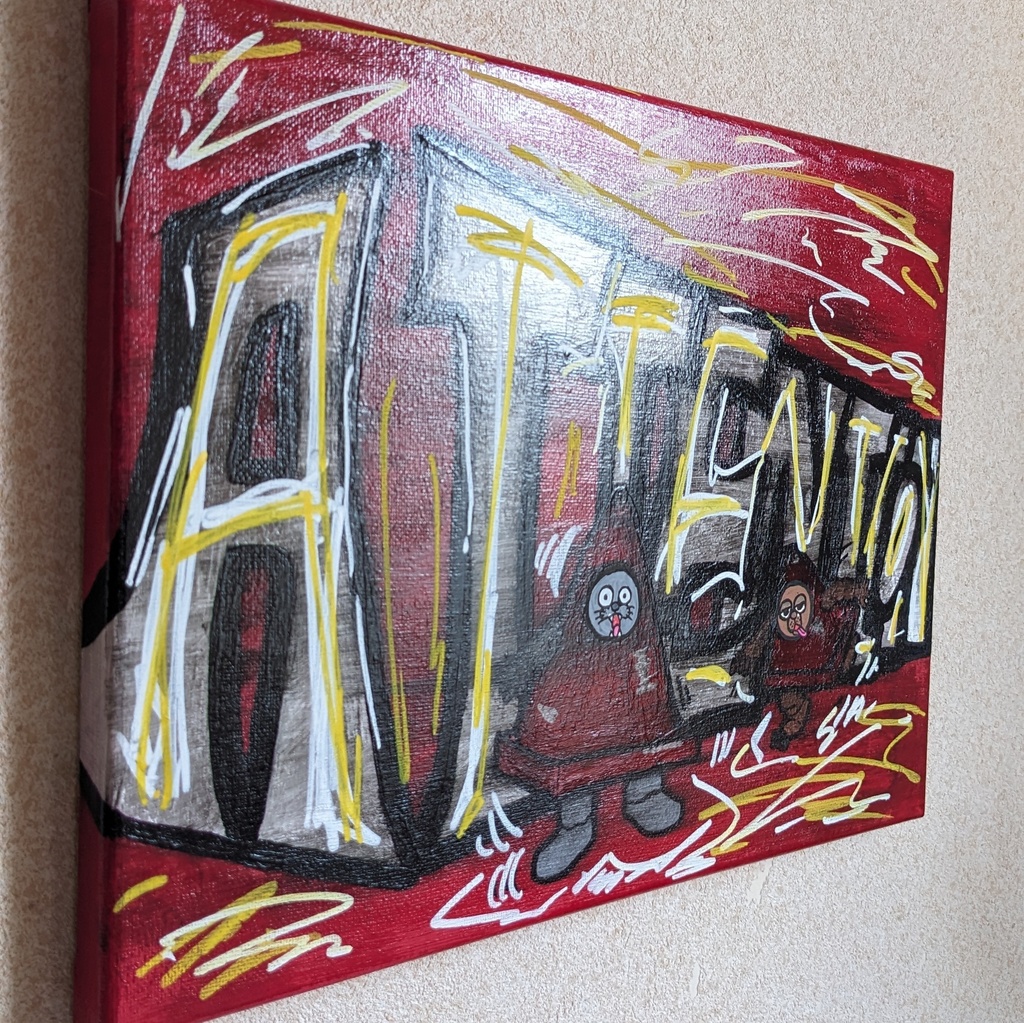 原画「ATTENTION」