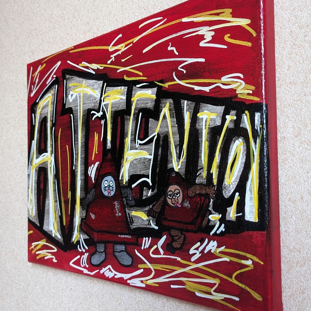 原画「ATTENTION」