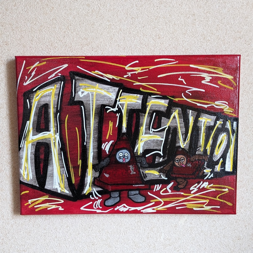 原画「ATTENTION」