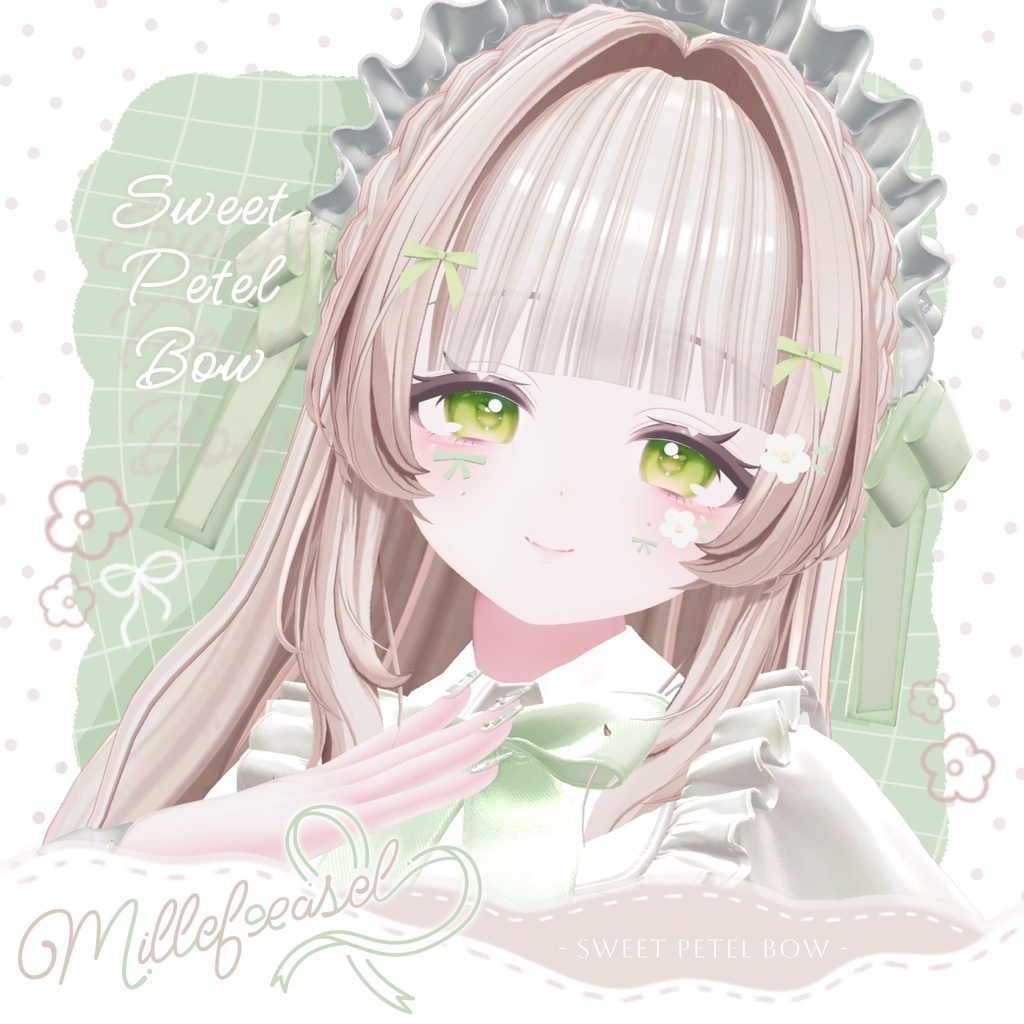 〖 無料 / Free 〗 ୨୧  Sweet Petel Bow ‪୨୧ 