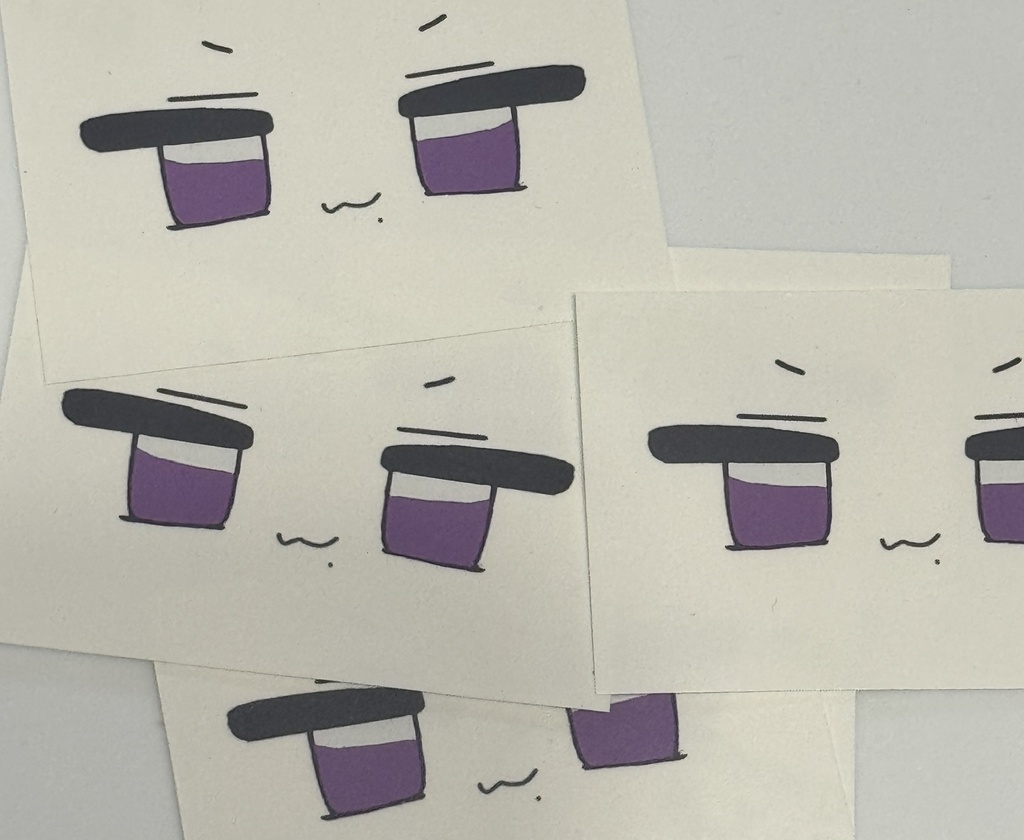 ガレキのお顔デカール