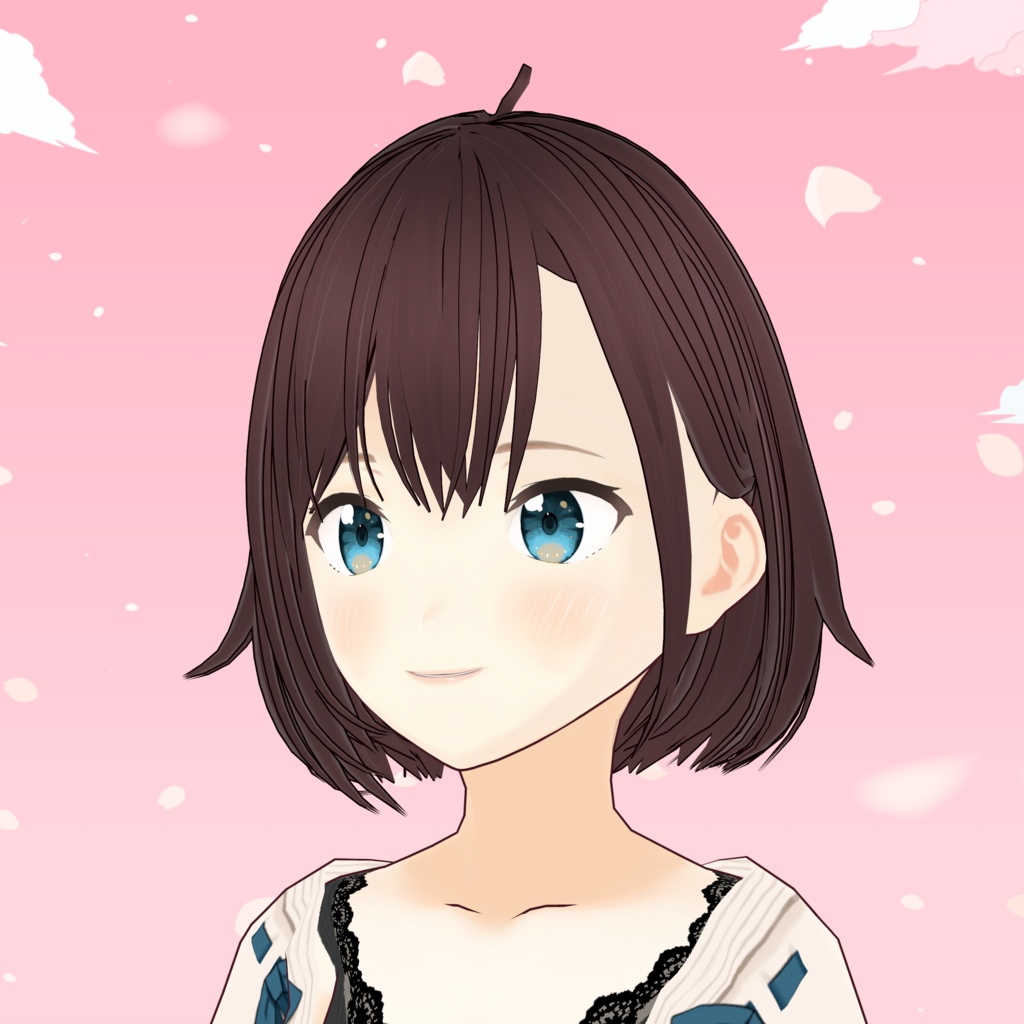 【VRoid】 「依吹」 スタイリッシュショートボブ / Stylish Short Bob Ibuki's Hair Preset