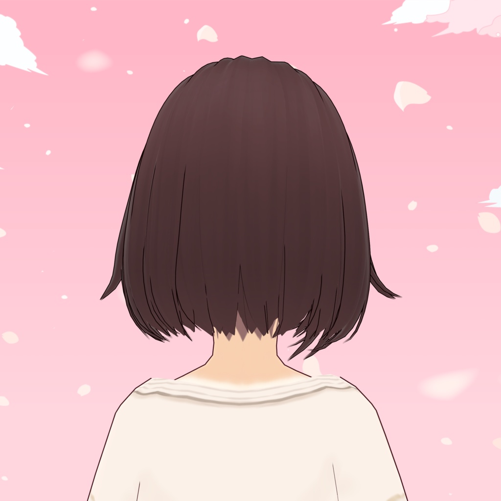 【VRoid】 「依吹」 スタイリッシュショートボブ / Stylish Short Bob Ibuki's Hair Preset