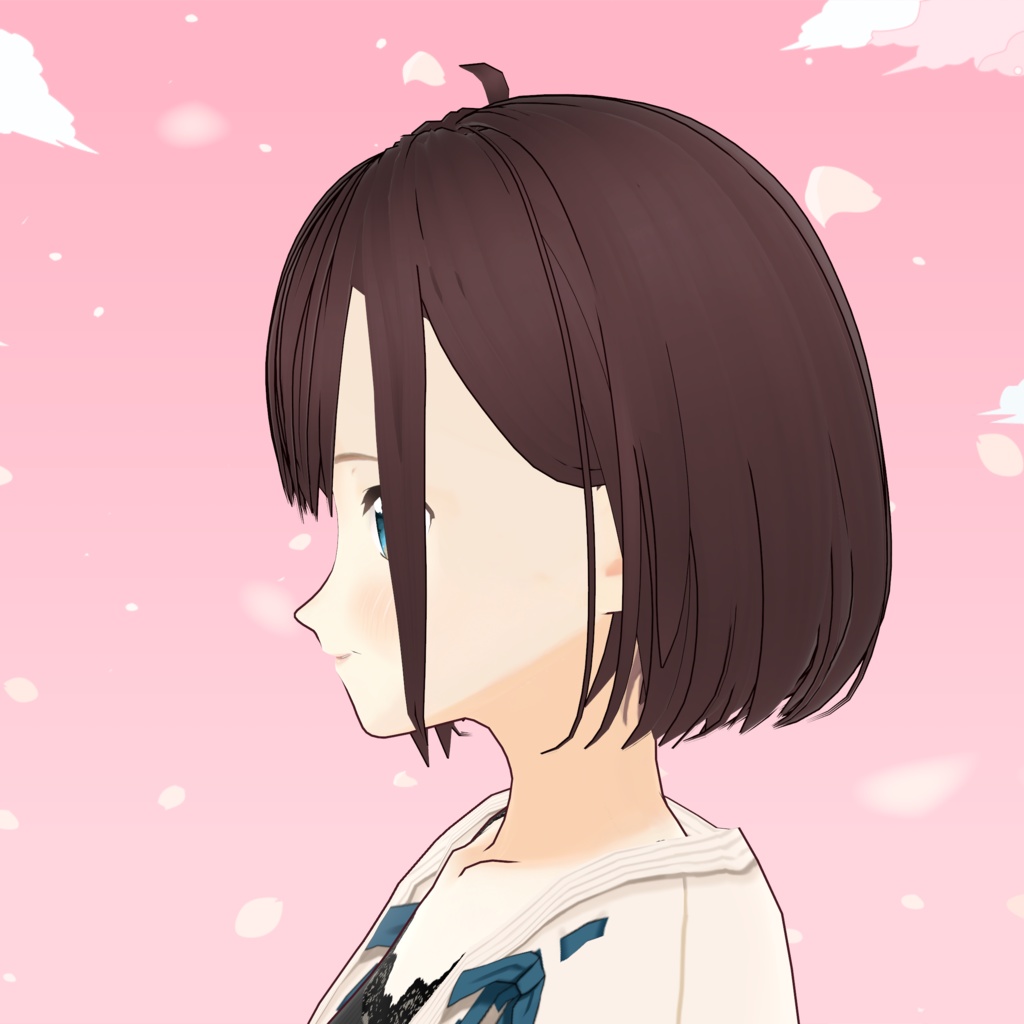【VRoid】 「依吹」 スタイリッシュショートボブ / Stylish Short Bob Ibuki's Hair Preset