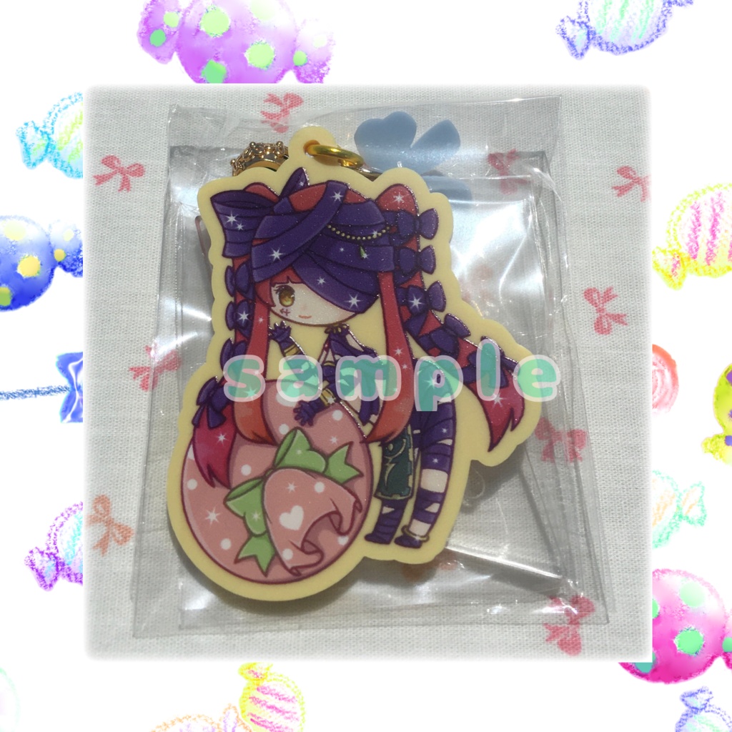 キャンディトロアちゃん パステルアクリルキーホルダー